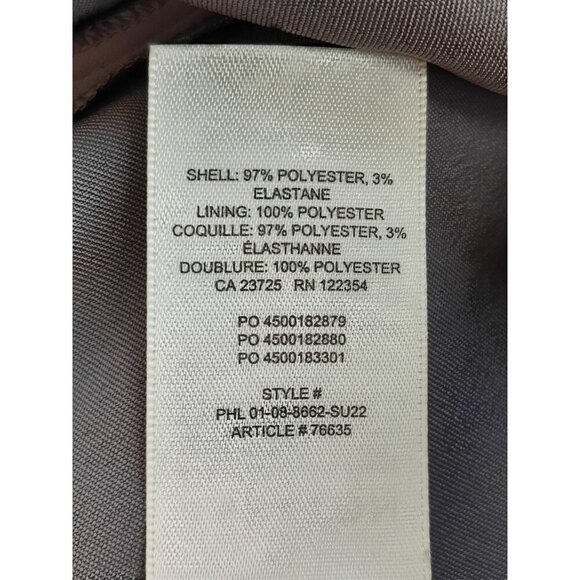Babaton '90s Slit Pewter Grey Midi Dress Size 6